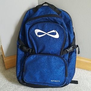 Nfinity blue sparkle backpack